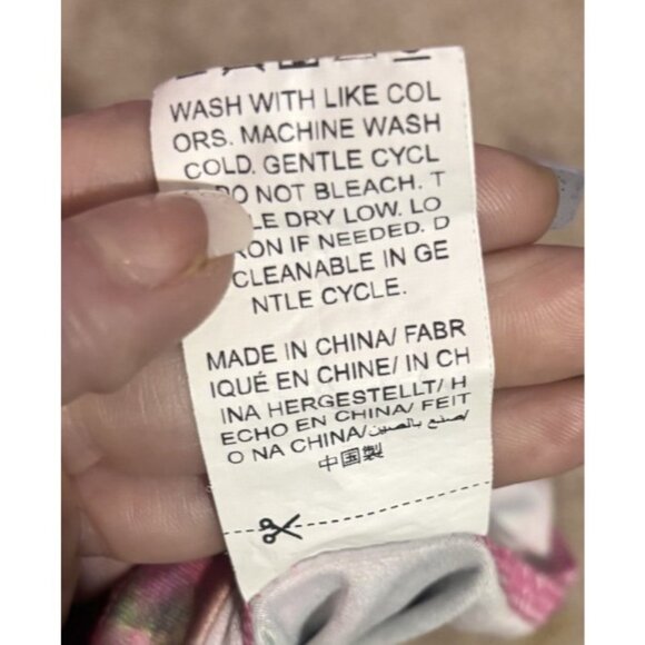 H&M BLACK ORANGE SHEER FLORAL 100% POLYESTER SLEEVELESS SHIRT TANK BLOUSE TOP 8 - Picture 12 of 12